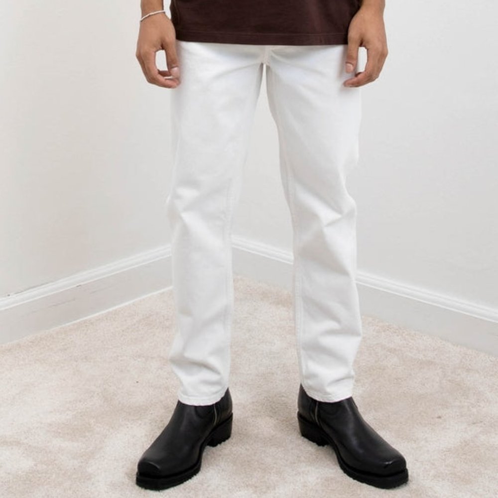 WON HUNDRED BEN JEANS TINTED IN WHITE DISTRESSED NWT SZ 32